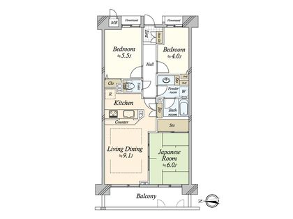 間取図(平面図)