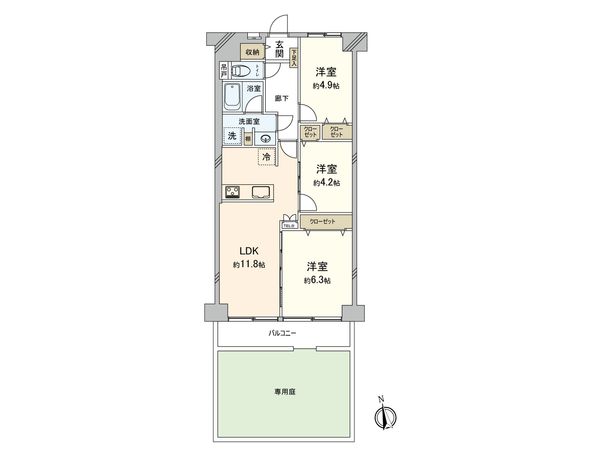 ハイラーク横浜白山 間取図(平面図) ハイラーク横浜白山 間取図(平面図)