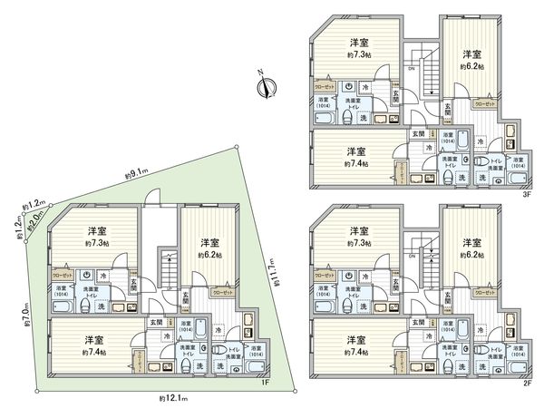ロータス泉町 間取図(平面図)