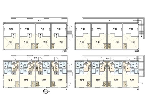 ハーモニーテラス上石神井 間取図(平面図)