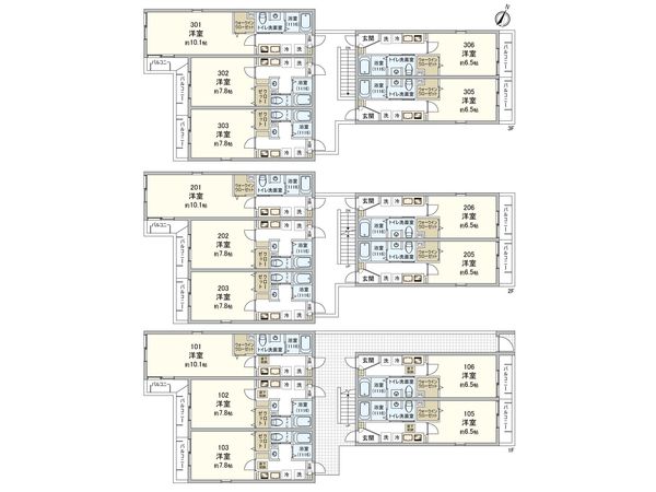 エルスタンザ梅島 間取図(平面図)