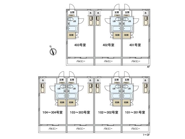 テラスベリィ 間取図(平面図)