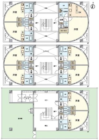 ウエストコート 間取図(平面図)