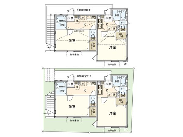 ドリームブリッジ 間取図(平面図) ドリームブリッジ 間取図(平面図)