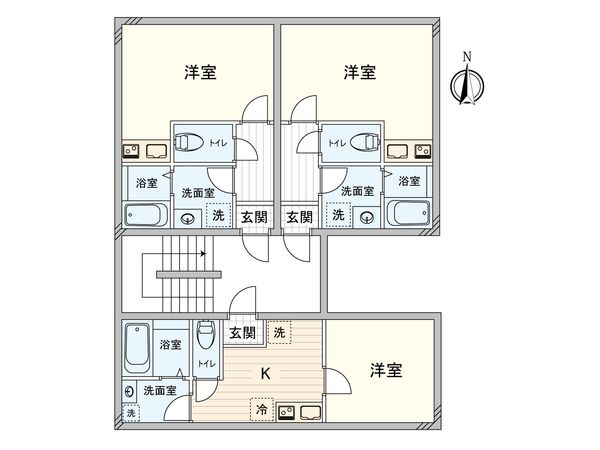 フェリチタ住吉 間取図(平面図) フェリチタ住吉 間取図(平面図)