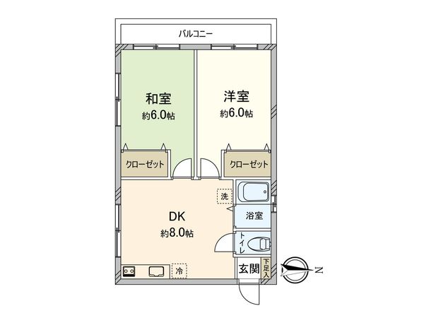 塩沢ハイツ 間取図(平面図)