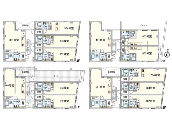 trias.K 間取図(平面図)
