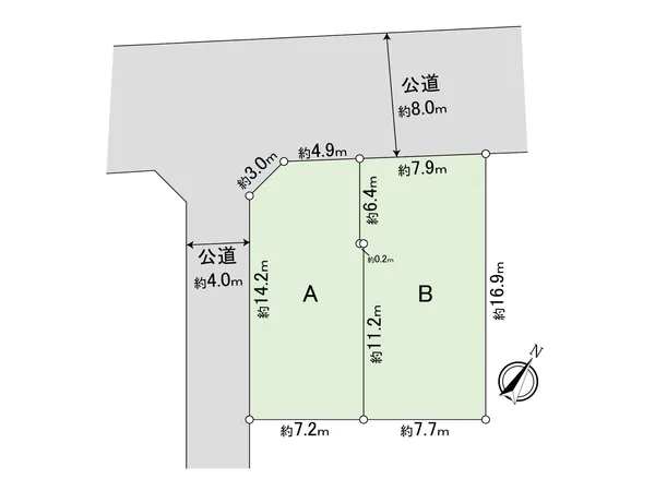 実測図ではありません