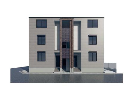 足立区竹の塚5丁目 A棟 外観パース図