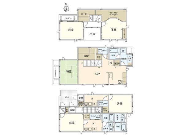 シャルム浮間 間取図(平面図)