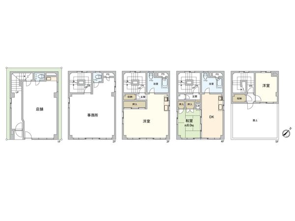 井上ビル 間取図(平面図)
