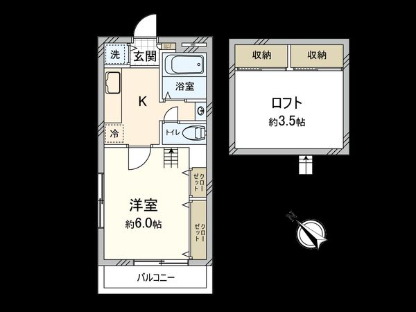 ゆうゆうはいむ 間取図(平面図) ゆうゆうはいむ 間取図(平面図)
