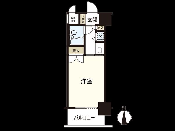 グラン・ドムール玉造 間取図(平面図) グラン・ドムール玉造 間取図(平面図)