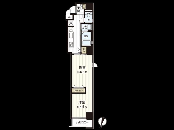 インザグレイス心斎橋 間取図(平面図) インザグレイス心斎橋 間取図(平面図)