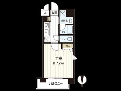 クリスタルグランツ京都御所北 間取図(平面図)