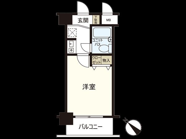 ダイアパレス水木通弐番館 間取図(平面図) ダイアパレス水木通弐番館 間取図(平面図)
