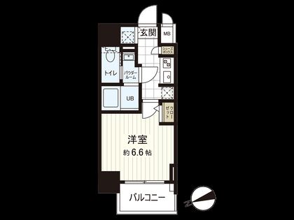 エスライズ難波EAST 間取図(平面図)