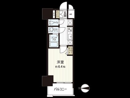 プレサンス栄アーバンフロー 間取図(平面図)