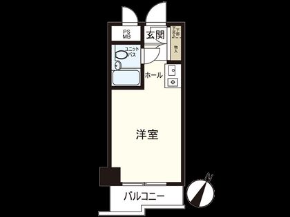 コスモプラザ三宮 間取図(平面図)