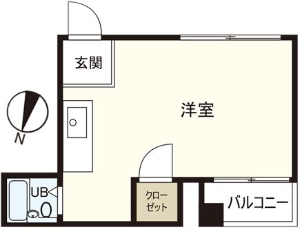 宝マンション 間取図(平面図)