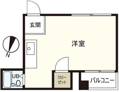 宝マンション 間取図(平面図)