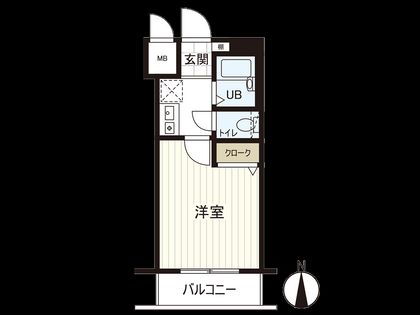 セレッソコート西心斎橋第2 間取図(平面図)