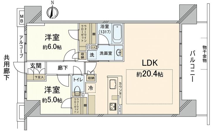 レジデンス大日ステーションプレミア 間取図(平面図) 間取図(平面図)