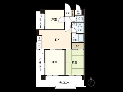 ルミエール西大路 間取図(平面図)