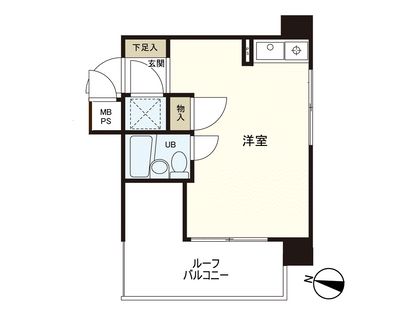 グランデール京橋 間取図(平面図)