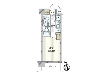 スワンズシティ大阪イースト 間取図(平面図)