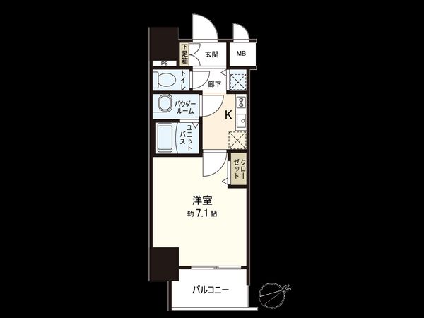 ファステート大阪ドームシティ 間取図(平面図)