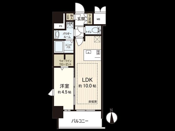 プレサンス名古屋グロウ 間取図(平面図) プレサンス名古屋グロウ 間取図(平面図)