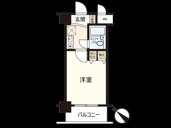 ダイアパレス水木通弐番館 間取図(平面図) ダイアパレス水木通弐番館 間取図(平面図)
