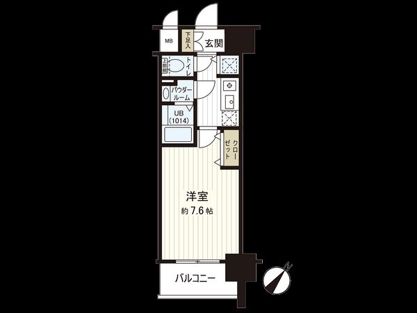 エスリード大阪城アクシス 間取図(平面図) エスリード大阪城アクシス 間取図(平面図)
