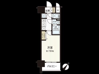 エスリード大阪城アクシス 間取図(平面図)