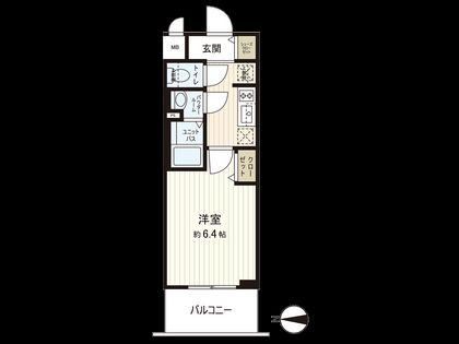 プレサンス梅田北ディア 間取図(平面図)