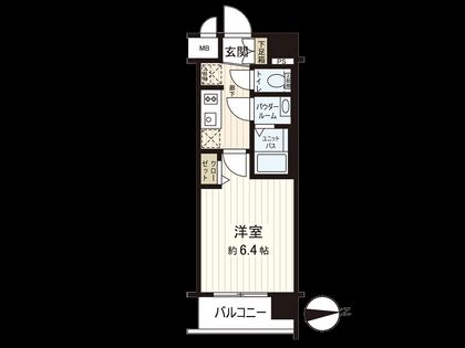 プレサンス京都二条京華 間取図(平面図)