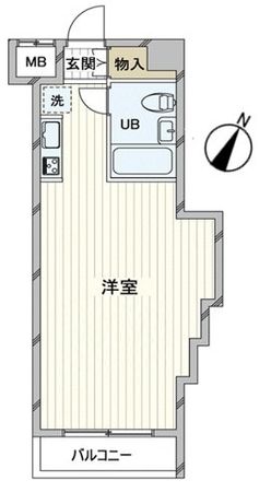 ダイドーメゾン神戸 間取図(平面図)