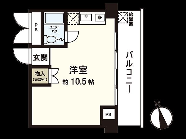 デュオ立花 間取図(平面図) デュオ立花 間取図(平面図)