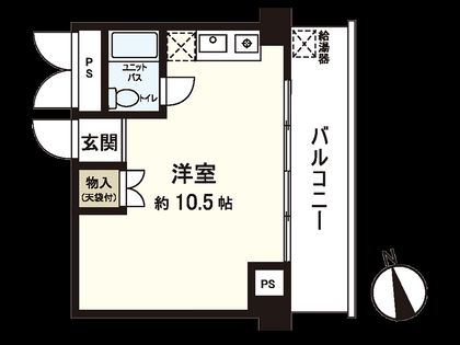デュオ立花 間取図(平面図)