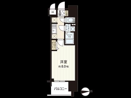 プレサンス上前津フィット 間取図(平面図)