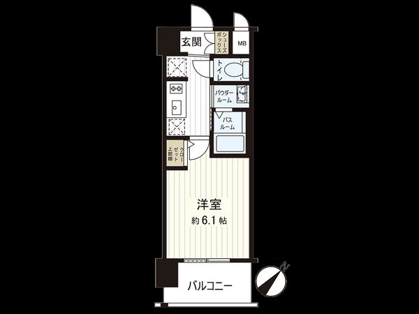 エステムコート難波WEST-SIDE Ⅵ グラッド 間取図(平面図) エステムコート難波WEST-SIDE Ⅵ グラッド 間取図(平面図)