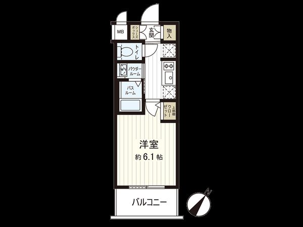 エステムコート難波WEST-SIDE Ⅵ グラッド 間取図(平面図) エステムコート難波WEST-SIDE Ⅵ グラッド 間取図(平面図)