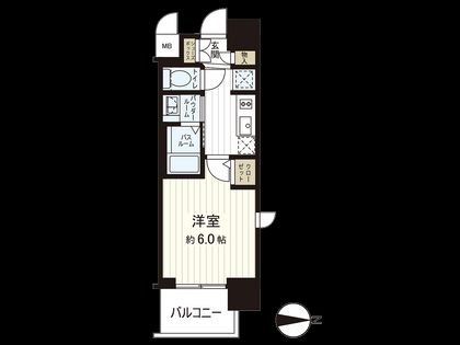 エステムコート名古屋栄プレシャス 間取図(平面図)