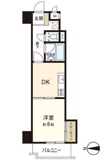 GSハイム西長堀 間取図(平面図)