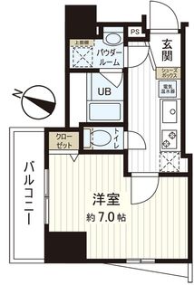 アドバンス三宮ステージア 間取図(平面図)