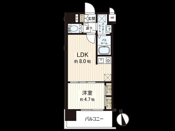 スワンズシティ大阪イースト 間取図(平面図)