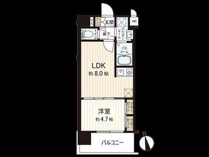スワンズシティ大阪イースト 間取図(平面図)