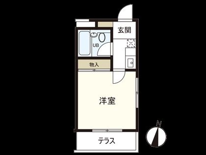 メゾン・ド・ルワージュ 間取図(平面図)