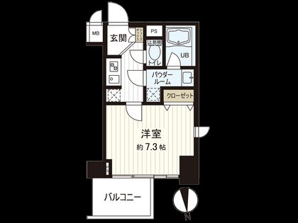 エスライズ本町東 間取図(平面図)